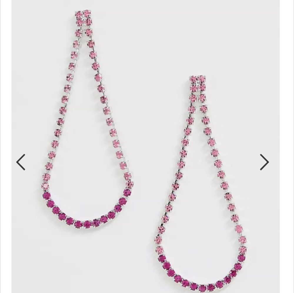 Krystal London Swarovski Chrystal Bell Chandelier Earrings